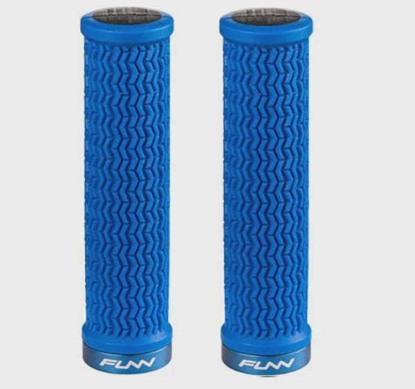 FUNN Grips - Holeshot - One Sided Lock - Triple Fin - 30.5mm - Blue