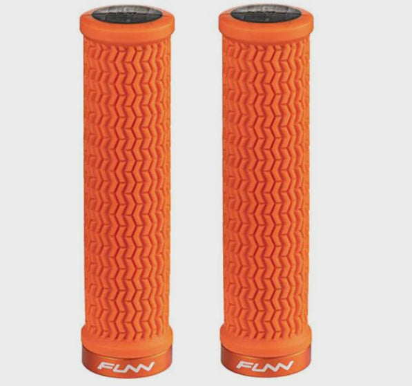 FUNN Grips - Holeshot - One Sided Lock - Triple Fin - 30.5mm - Orange