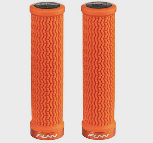 FUNN Grips - Holeshot - One Sided Lock - Triple Fin - 30.5mm - Orange