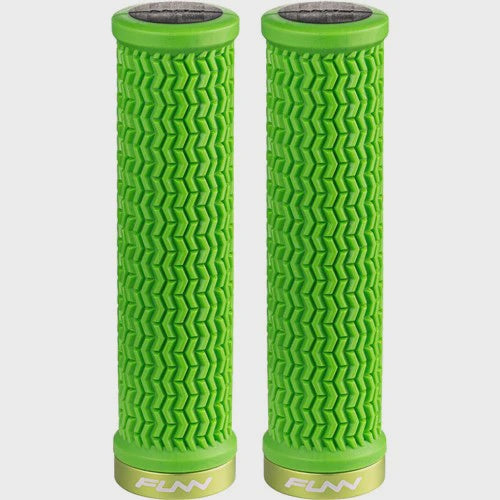 FUNN Grips - Holeshot - One Sided Lock - Triple Fin - 30.5mm - Green