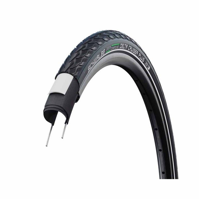 Delta Cruiser Plus 700x38B 28x1 1/2 Tube Black+Reflex