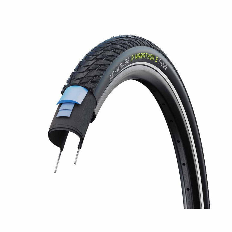 MARATHON E-PLUS 28x1.75 Tube Black+Reflex
