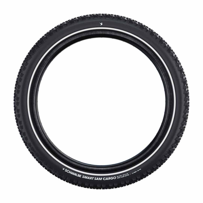 MOTION SMART SAM CARGO 20x2.35 Tube Black+Reflex