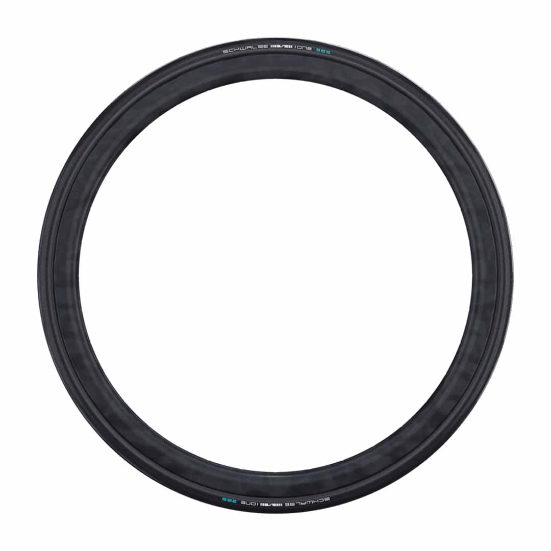 One 365 700x25C 28x1.00 Tube Black+BlackReflex 4S