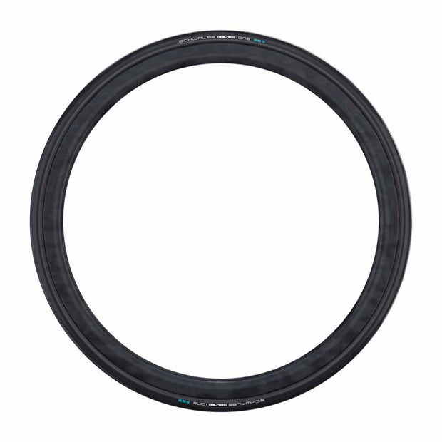 One 365 700x25C 28x1.00 Tube Black+BlackReflex 4S