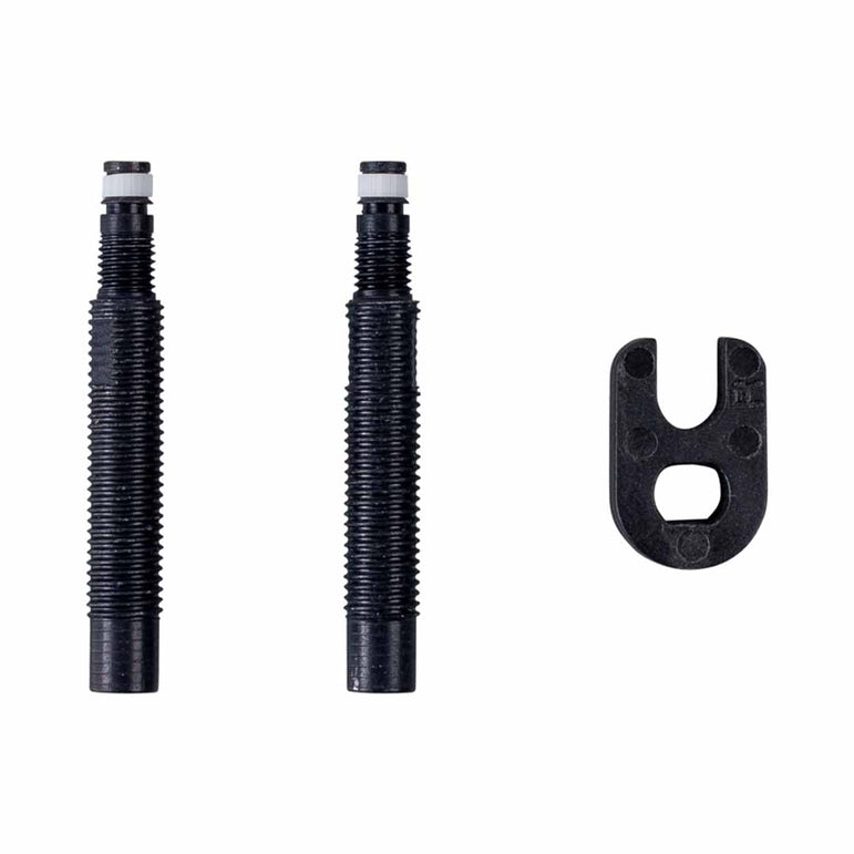 Valve Extension 30 mm 2 per Set (10 Set in Bag) Alu, Black