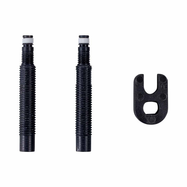 Valve Extension 30 mm 2 per Set (10 Set in Bag) Alu, Black