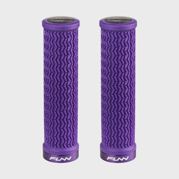 FUNN Grips - Holeshot - One Sided Lock - Triple Fin - 30.5mm - Purple