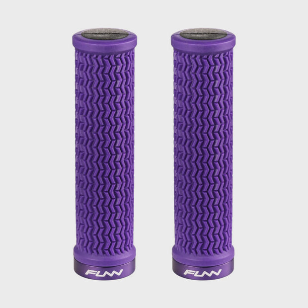 FUNN Grips - Holeshot - One Sided Lock - Triple Fin - 30.5mm - Purple