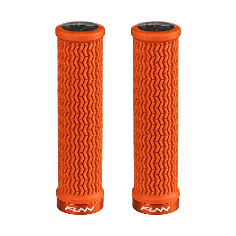 FUNN Grips - Holeshot - One Sided Lock - Triple Fin - 30.5mm - Orange