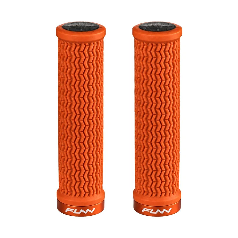 FUNN Grips - Holeshot - One Sided Lock - Triple Fin - 30.5mm - Orange