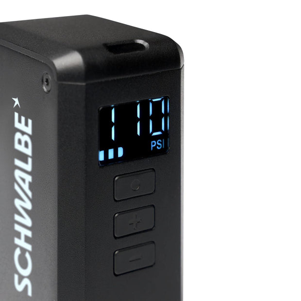 Schwalbe E-Micro Electric Mini Pump - Black