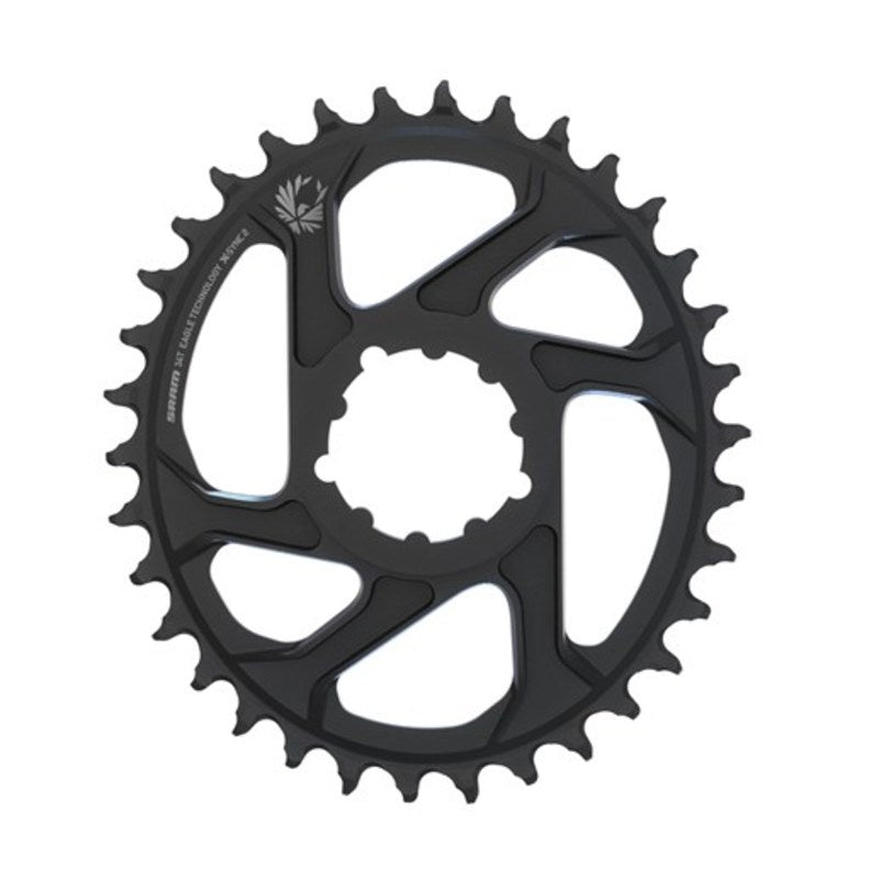 CR 1X12 OVAL 34T DM 6OFF BLK